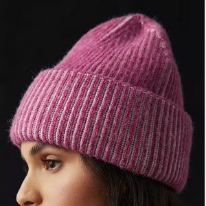 Anthropologie two toned beanie